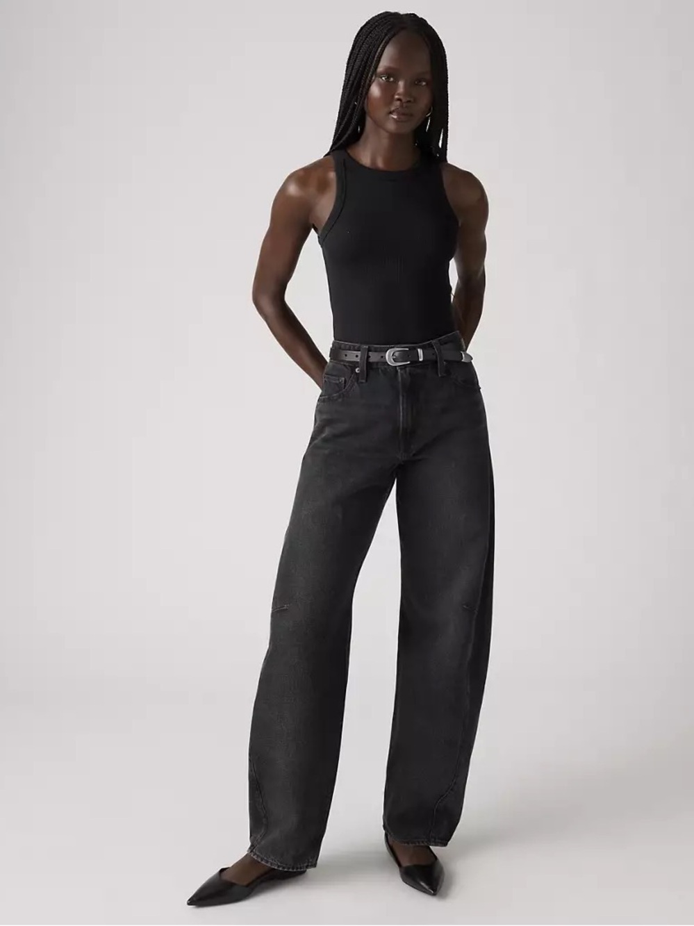 Levi’s Baggy Dad Black Jeans, 26